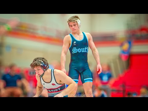 138 – Jimmy Nugent {G} of Downers Grove South IL vs Owen Dunlap {R} of Marist IL