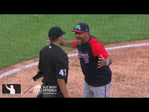 Ejection 057 - Dave Martinez Tossed by Gabe Morales After 9th Inning Strikeout