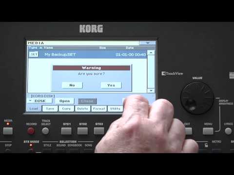 Korg Pa600 Video Manual -- Part 7: Global, Media, and Updates