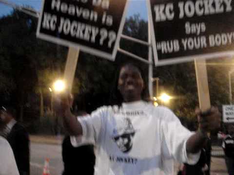 KC Jockey Protestors at BET Awards ATL Part 2