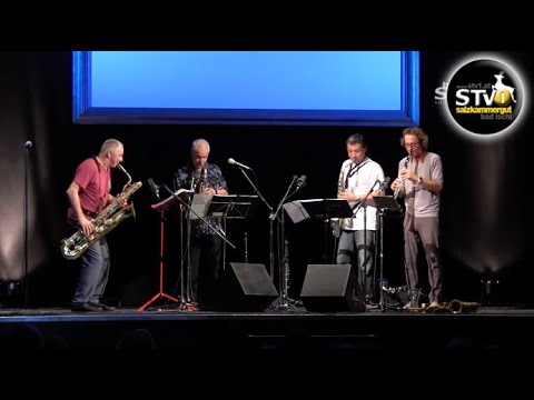 Saxofour oparettet den Jazz im Lehártheater Bad ischl www.stv1.at