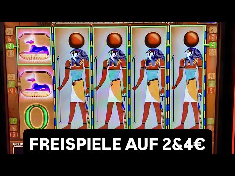 Eye of Horus FREISPIELE auf 2&4 Euro fach GEILE SESSIONSpielhalle Spielothek