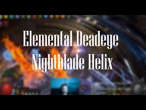 Elemental Nightblade Helix Deadeye - SSFHC Boss Starter Build [Path of Exile 3.17]