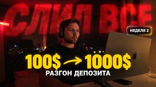 Из $100 в $1000 на трейдинге крипты вместе с AI [Неделя 2]
