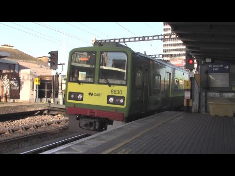 Irish Rail 8520 Class Dart Train 8630 - Tara Street Station, Dublin