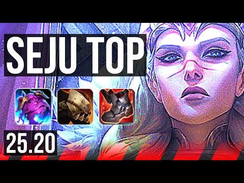 SEJUANI vs JAX (TOP) | Dominating | KR Master | 25.20