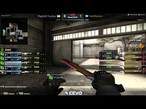 FlipSid3 Tactics vs. HellRaisers - Game 1 (CEVO-P Placement Tournament CS:GO Season 8)