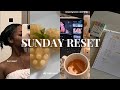 SUNDAY RESET | DIY hair care, meal prep, trying to stay organized & more