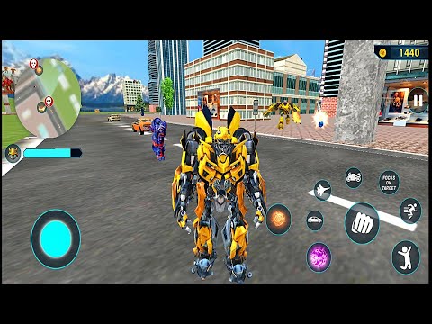 Red Mirage Transformation Jet Robot Car Game 2020 #25 - Android Gameplay