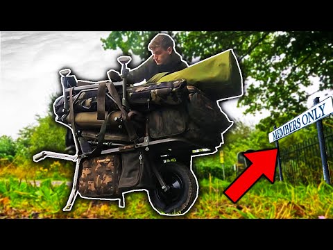 Overnight Carp Fishing Session On Local Pond