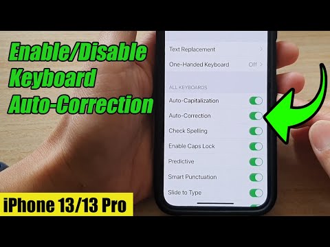 iPhone 13/13 Pro: How to Turn On/Off Keyboard Auto-Correction