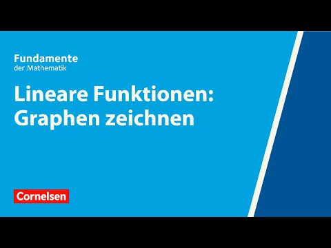 Lineare Funktionen: Graphen zeichnen| Fundamente der Mathematik | Erklärvideo