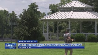 City of Washington prepares for scheduled power outage, could last up to 5 hours
