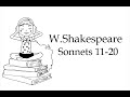 Сонеты Шекспира на английском языке. 11-20 