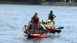 preview picture of video 'Martin House Dragon Boat Race - Team Tom - Leeds 2014'