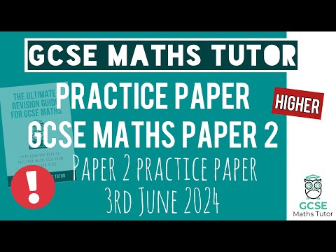 Final Predicted Paper 2 GCSE Maths Exam 3rd June 2024 | Higher | TGMT