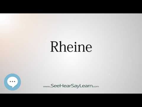 Rheine (How to Pronounce Cities of the World)💬⭐🌍✅