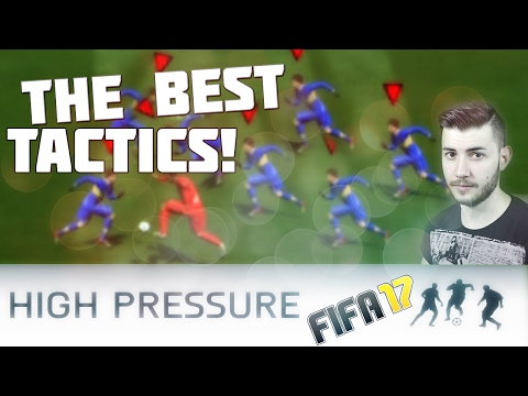 FIFA 17 THE BEST HIGH PRESSURE TACTICS AND INSTRUCTIONS TUTORIAL - GAMEPLAY EXAMPLES