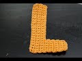 How To Crochet Letter L