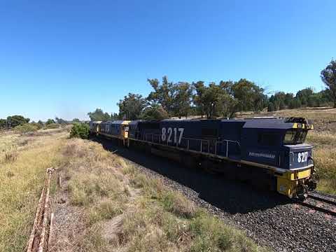 8217, 8134, 8162 & 8253 at Mugincoble NSW.  Wed 20th Jan 2021
