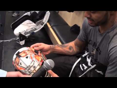 Ray Emery's new goalie mask