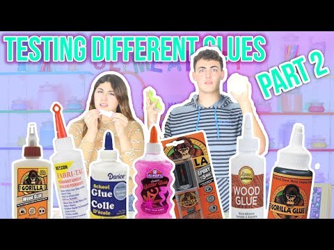 TESTING DIFFERENT GLUES FOR SLIME Part 2 | Slimeatory #51