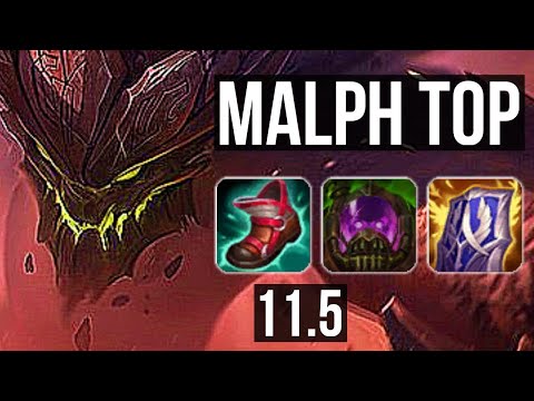 MALPHITE vs GRAGAS (TOP) | 2/1/10, 1.8M mastery | KR Diamond | v11.5