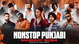 Download lagu Nonstop Punjabi Mashup 2024 (1 Hrs) | Shubh ft. Sonam Bajwa | Nain Tere Chain Mere Jukebox | DJ AKSH mp3