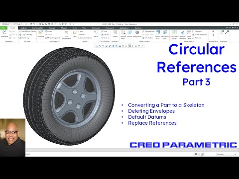Creo Parametric - Circular References (Part 3) | Assemblies and Top Down Design