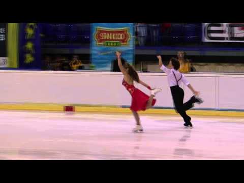 2 C. MOSCHENI / A. LUKACS (HUN) - ISU JGP Kosice 2013 Junior Ice Dance Short Dance