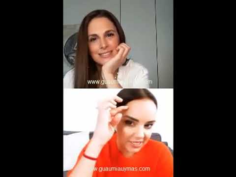 Nuria Fergó y Chenoa charlando desde sus casas : peinado , cuarentena , bizcochos y más ... cantando