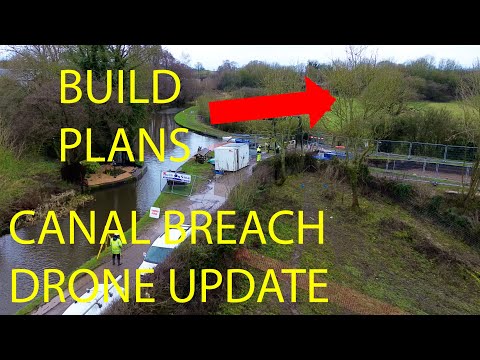Whitchurch Canal Breach Update, Work Continues Despite The Storm, With Commentary (27thJan)