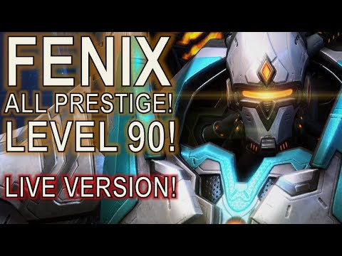 Level 90 Fenix Prestige! ALL Talents! [Starcraft II Co-Op]