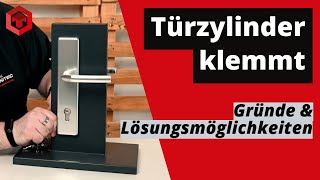 Türschloss klemmt! Was zu tun ist, wenn der Schließzylinder hakt und die Tür nicht aufgeht! #tonitec