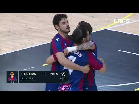 Gol Esteban (1-1) Levante UD FS - Movistar Inter. J32, 1Div. LNFS