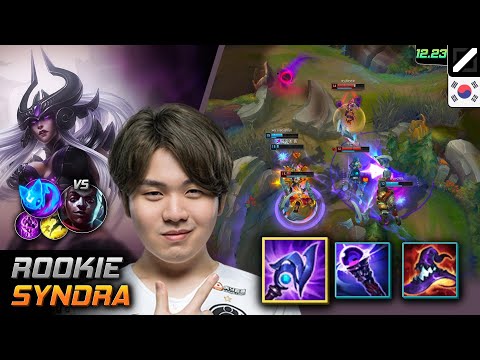 Rookie Mid Syndra Build Luden's Tempest Summon Aery - LOL KR 12.23