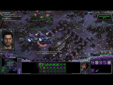 StarCraft 2 Wings of Liberty Campaign Co-op Prophecy Mission 4 (Terran Edition) - In Utter Darkness