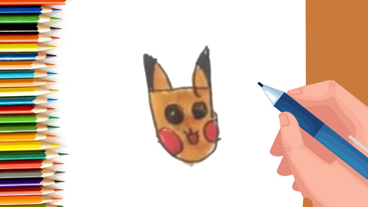 How to Draw easy Pikachu step by step for Kids #shorts