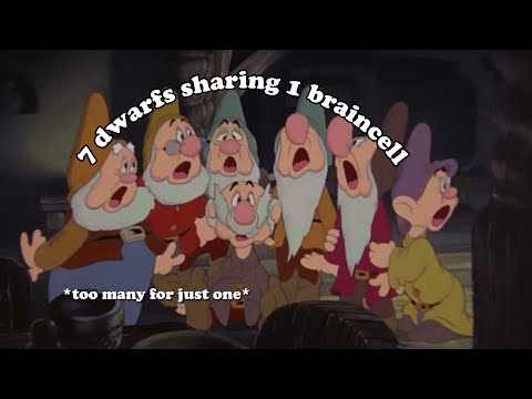 The Seven Dwarfs sharing one braincell | Snow White and the Seven Dwarfs (1937)