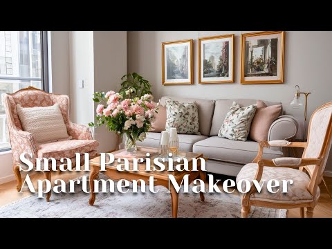 Small Apartment Makeover Inspired by Elegant Parisian Style and Modern French Decor Trends