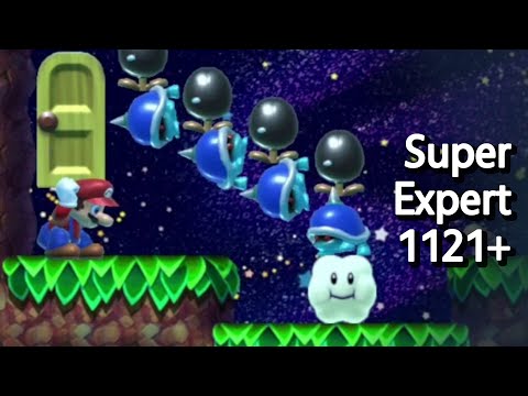 Super Expert Endless 1121+ Clears in Mario Maker 2