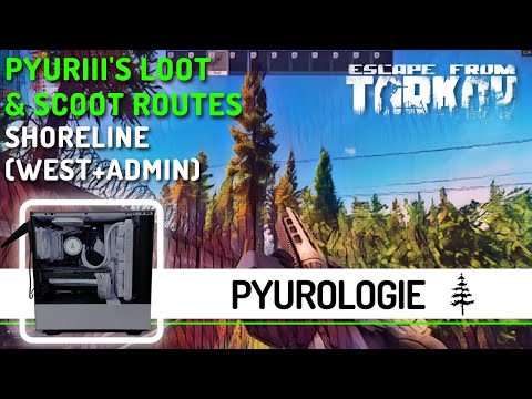 pyuriii's Loot & Scoot Routes: Shoreline Health Resort (Sanatorium) West + Admin, Escape From Tarkov