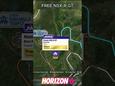 Thumbnail for Honda NSX-R GT 2005 Barn Find Location in Forza Horizon 6 by Honda NSX