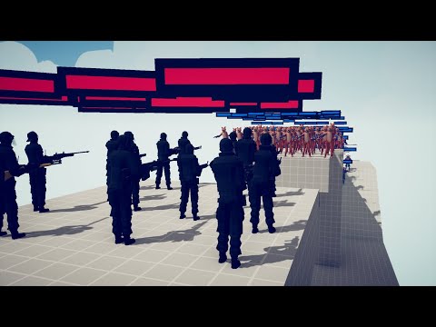 S.W.A.T ARMY vs 100x UNITS - TABS - Totally Accurate Battle Simulator