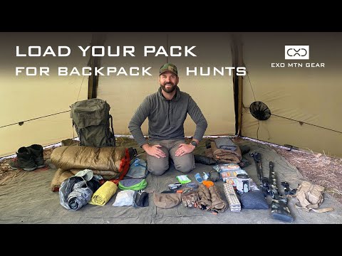 Exo Mtn Gear - How to Load Your Pack for Backpack Hunting