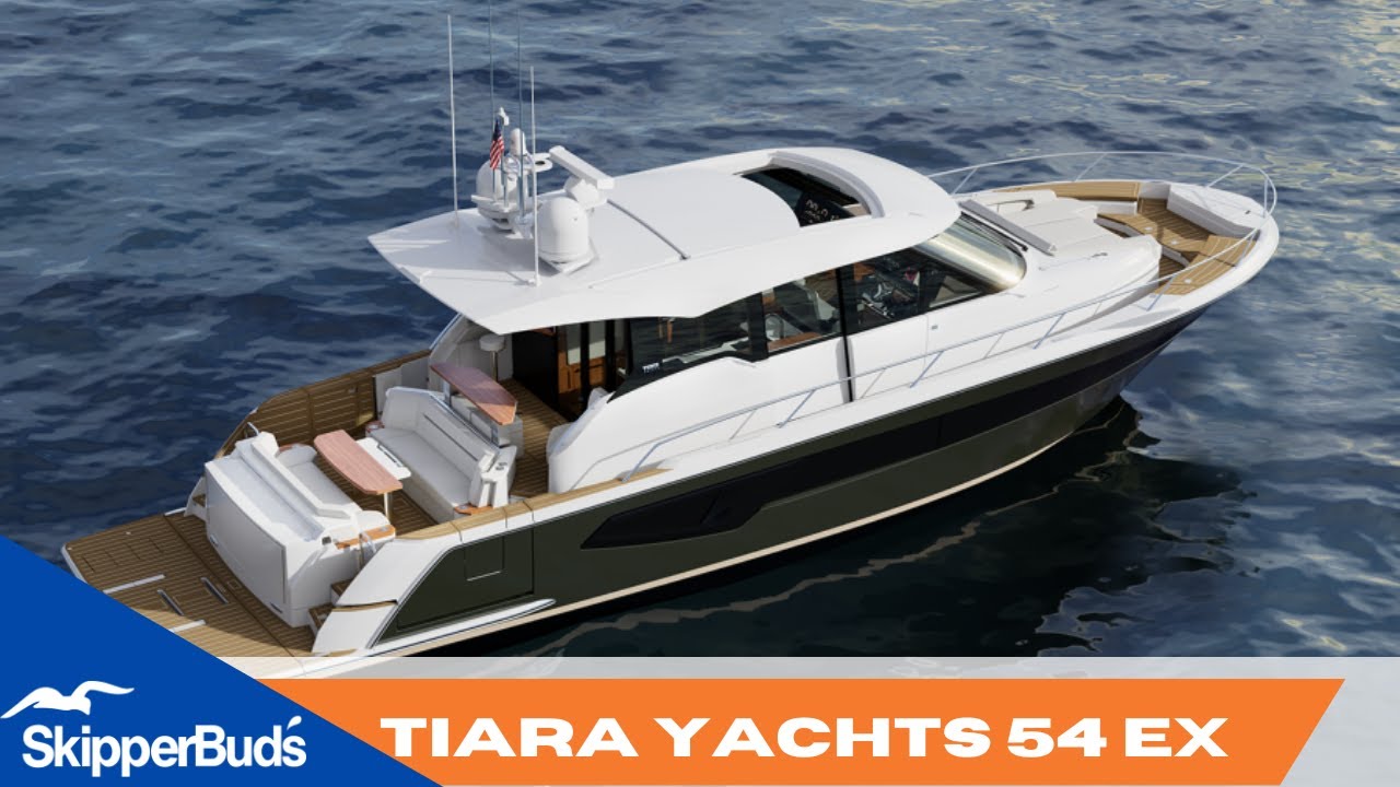 NEW Tiara Yachts EX 54 First Look & Walkthrough