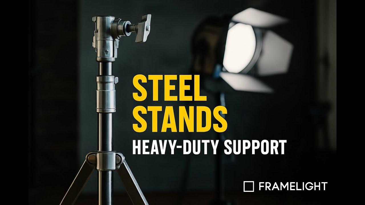 Film Lighting 103 -  Steel Stands Explained – Heavy-Duty Support for Big Lights | Framelight
