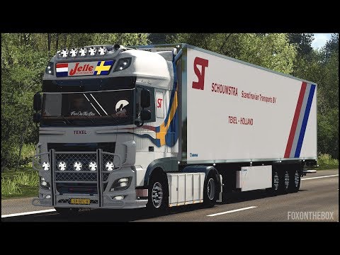 DAF Jelle Schouwstra + Trailer | Euro Truck Simulator 2 (ETS2 1.32)