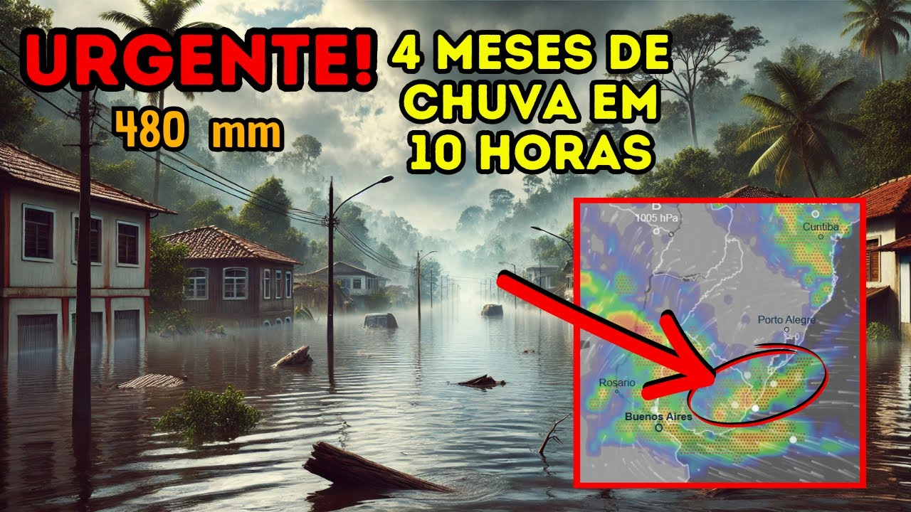 Tragédia Climática: Rio Grande do Sul sofre com chuvas sem precedentes!