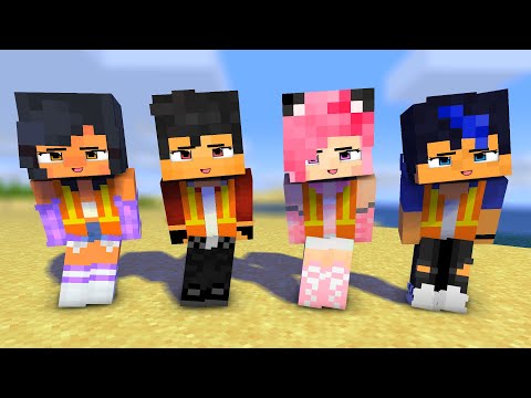 POI POI MINING APHMAU FRIENDS KC, AARON AND EIN - MINECRAFT ANIMATION #shorts